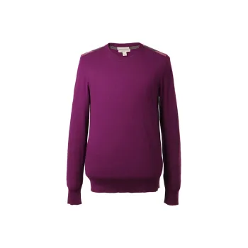 Burberry Sweaters Men Purple