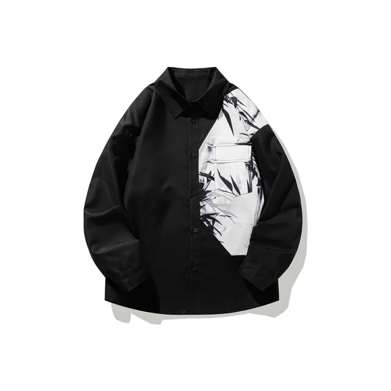 TYPERIGHTER Shirt Unisex Ink Wash Painting-0