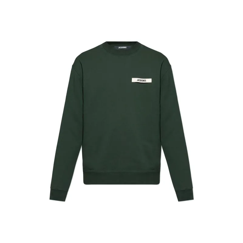 Jacquemus Logo Patch Crewneck Sweatshirt-0