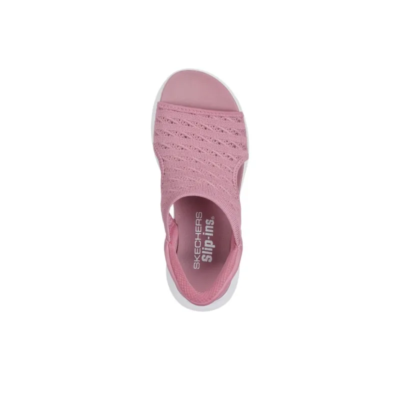Skechers Ultra Flex 3.0 Beach Sandals Women's Rose Red-3