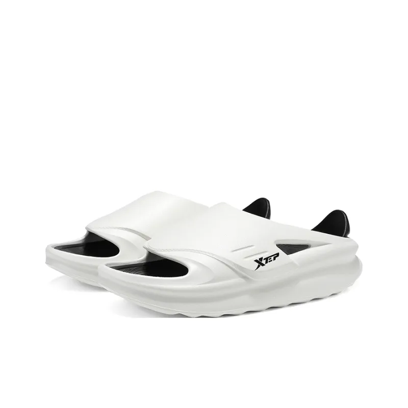 XTEP EVA Cut Out Quick Dry Odor Resistant Slide Slippers Unisex-3