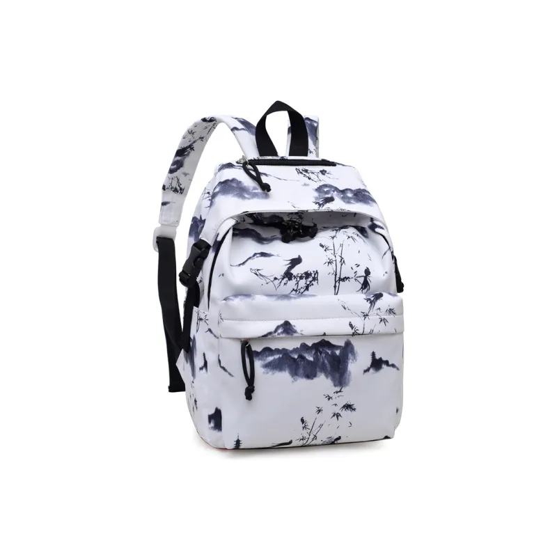 Single Warehouse Nylon Backpack Unisex Multicolor-1