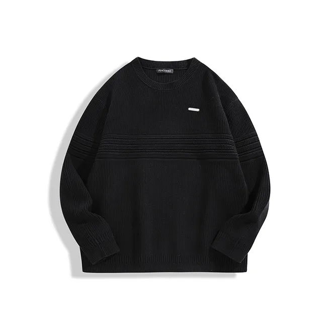 PEACEBIRD MEN Casual Sweater Unisex-0