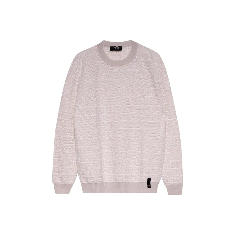FENDI Cashmere Sweaters Men Pink-0