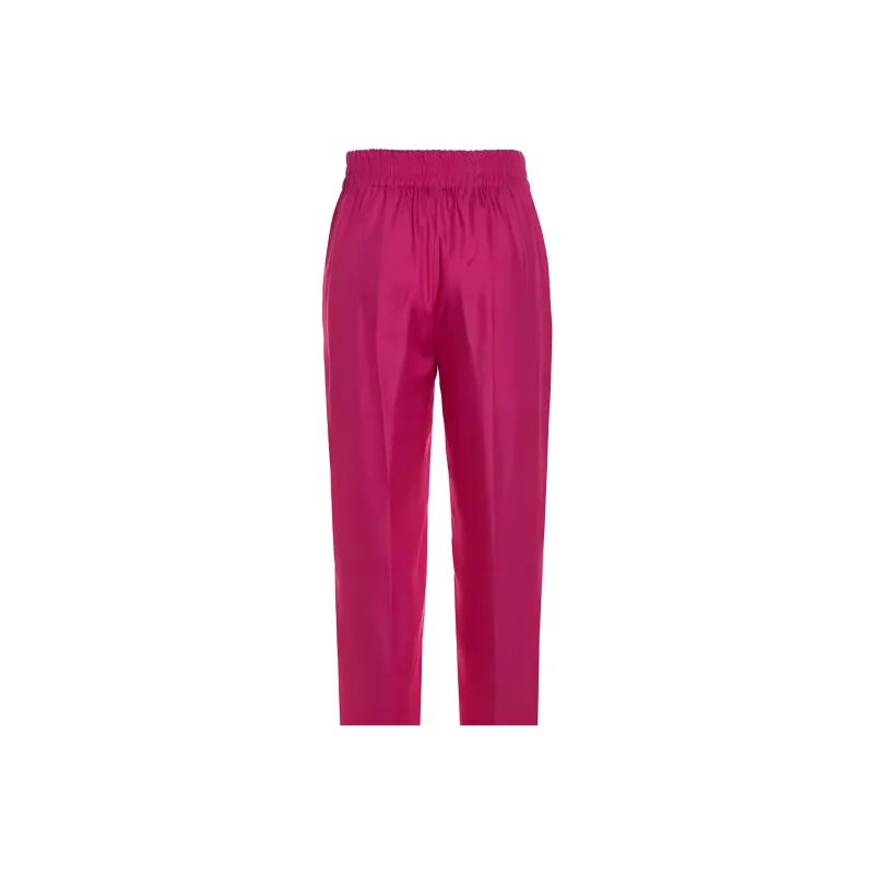 RED VALENTINO REDValentino Pleated Straight Leg Trousers-4