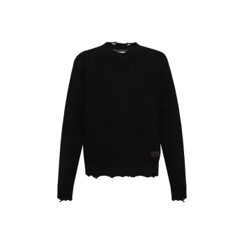 DSQUARED 2 Distressed Knitted Jumper