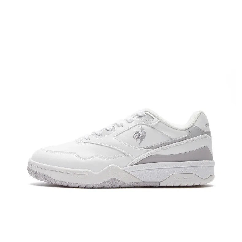Le Coq Sportif Abrasion Resistant Slip Resistant Low Top Tennis Shoes Unisex White Gray-0