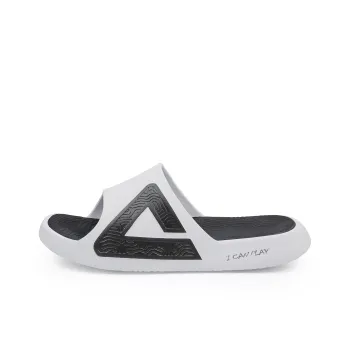 PEAK Tai Ji1.0 Slip Resistant Abrasion Resistant Cushioning Slide Slippers Men's Black White