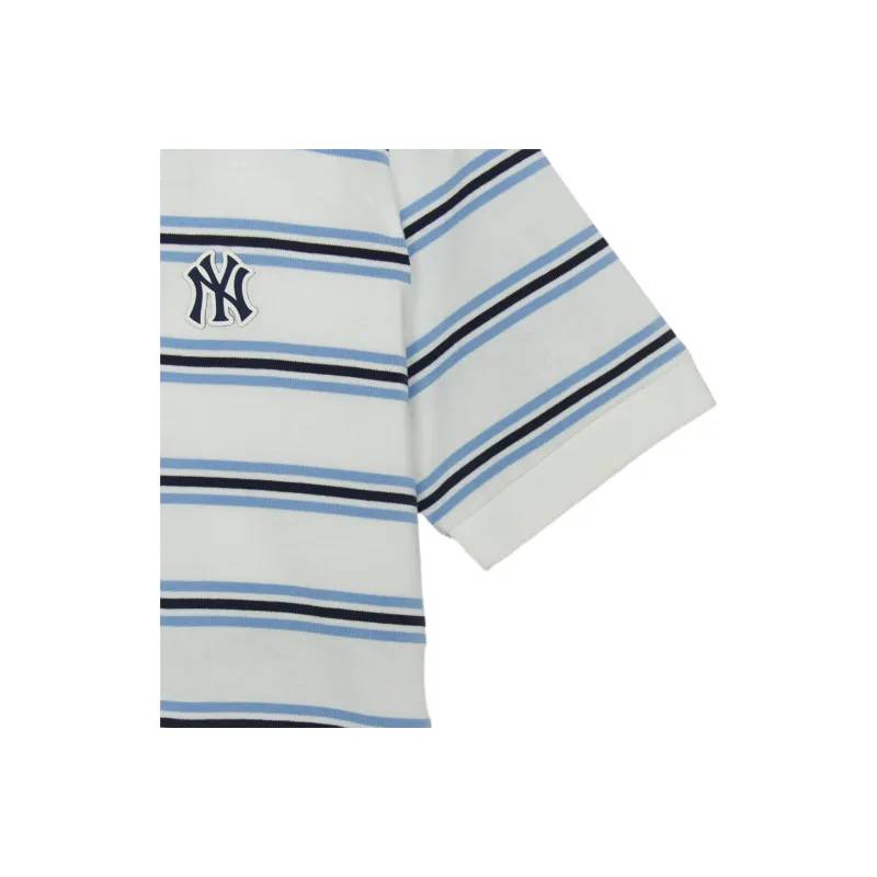MLB New York Yankees T Shirt Women's Cream-2