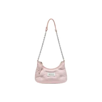 Maison Margiela Glam Slam Full Grain Nappa Leather Shoulder Bag Extra Mini Women's Pink