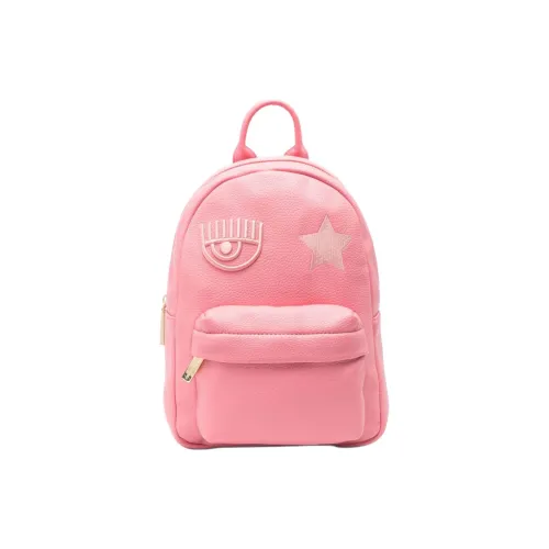 CHIARA FERRAGNI Polyester Blend Backpack Women's Bubble Gum Pink Red
