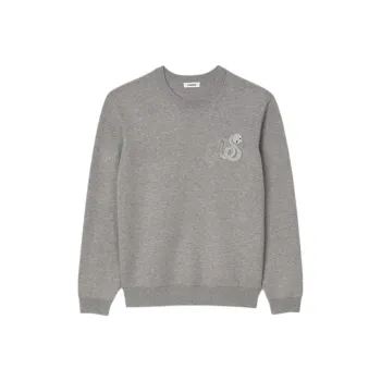 Sandro Chinese New Year Series Sweatshirts Men 21/Carbon Gray