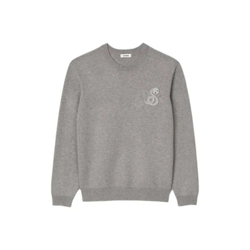 Sandro Chinese New Year Series Sweatshirts Men 21/Carbon Gray-0
