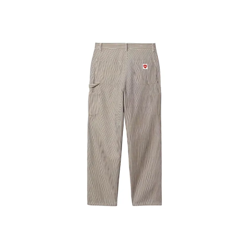 Carhartt WIP Haywood Striped-pattern Cotton Trousers-1