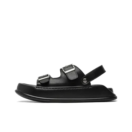 Ignition Beach Sandals Men White/Black/Olive Green