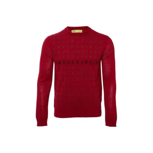 VERSACE Sweaters Men Red