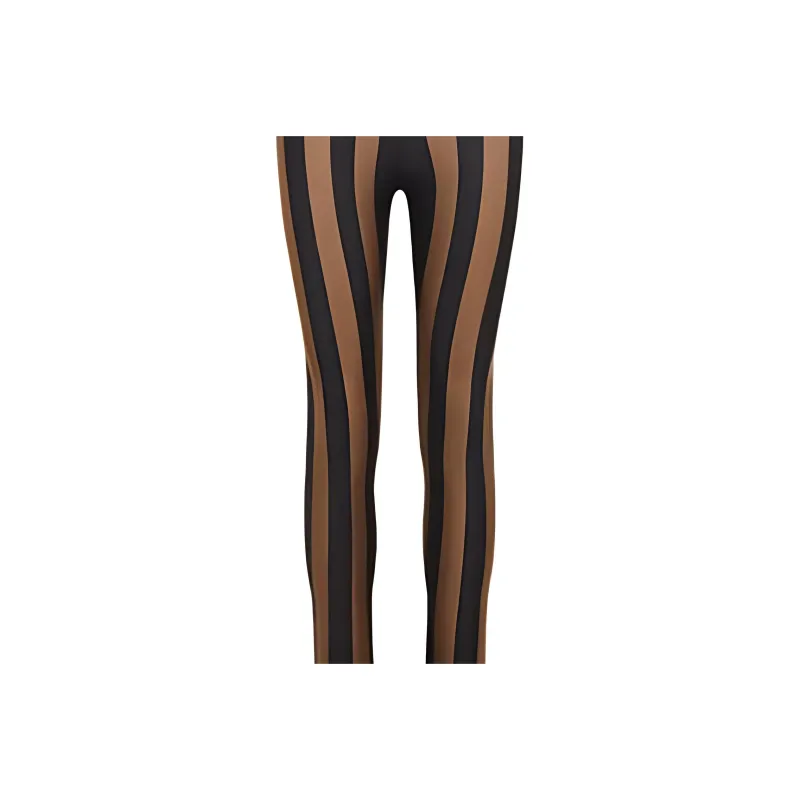 FENDI Leggings Women's Brown Black-3