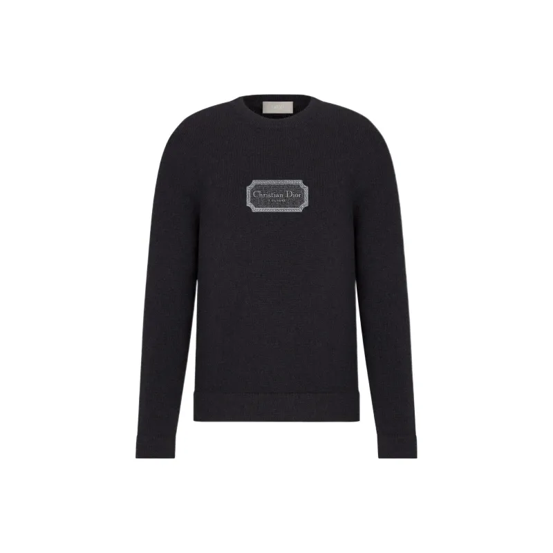 DIOR FW22 Cashmere Sweater Men's Black-0