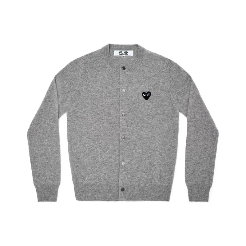 CDG Play Sweater Unisex Light Gray-0