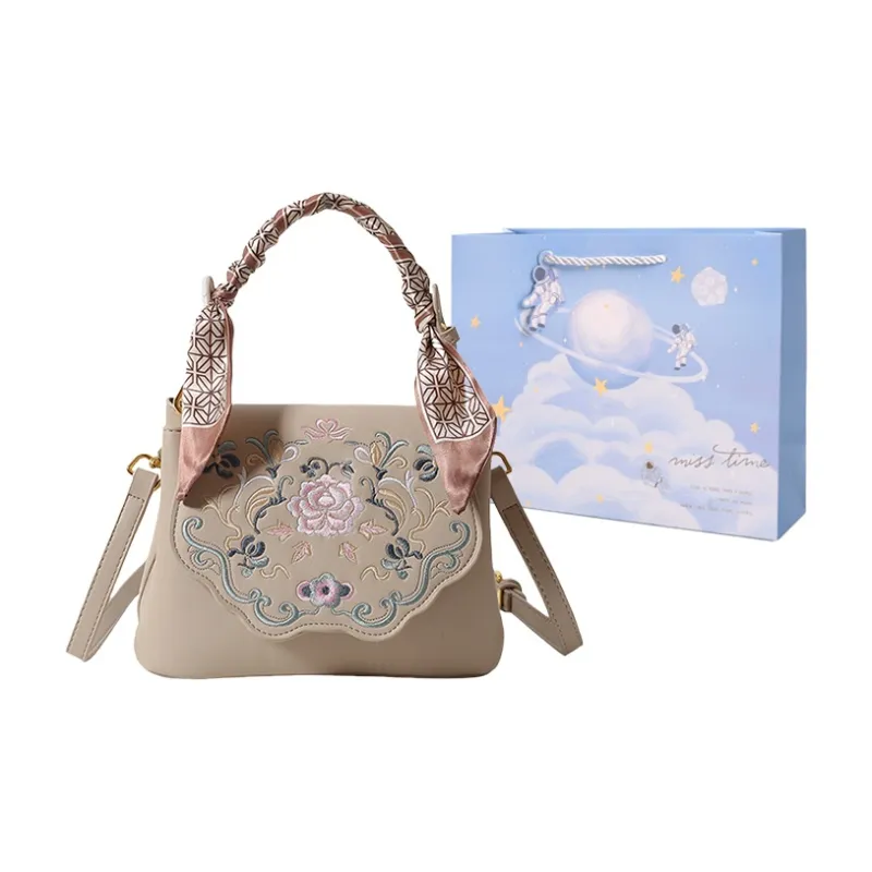 Duoluplo Doron Paul PU Handbag Women's Sea Blue/Beige Pink/Tea Green/Black/Khaki-23