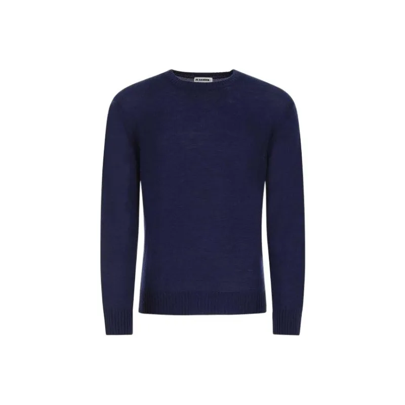 JIL SANDER + Crewneck Knitted Jumper-0