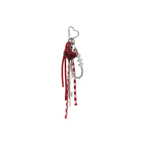 WEST ISLAND Resin Keychains Unisex Black White