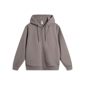 LiNing Sweatshirt Unisex Tree Gray Brown