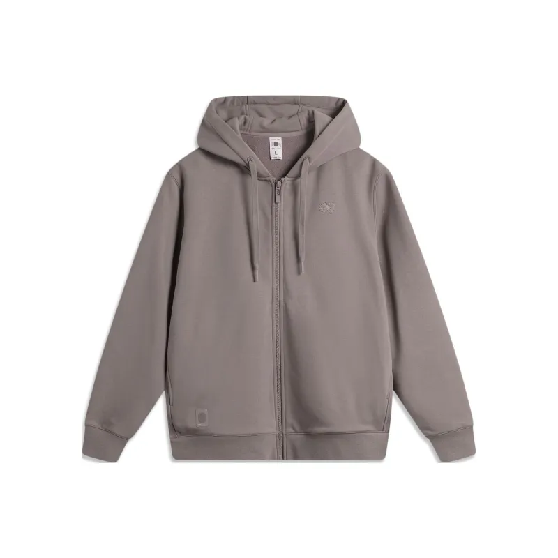 LiNing Sweatshirt Unisex Tree Gray Brown-0