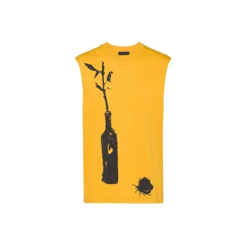 PRADA Tank Tops Men Sunlight Yellow