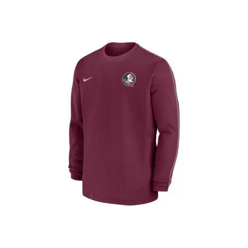 Nike Florida State Seminoles Sideline Coach Men's Nike College Long Sleeve Top
