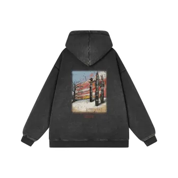 FAKE VINTAGE Sweatshirt Unisex Black