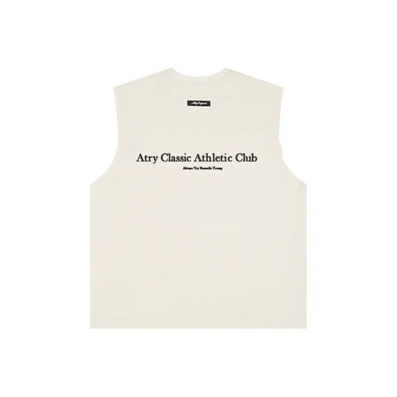 Atry Alphabet Slogan Series Tank Tops Unisex-4