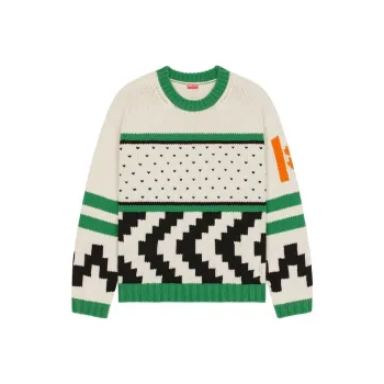 KENZO X Nigo Holiday Season Sweaters Unisex Green