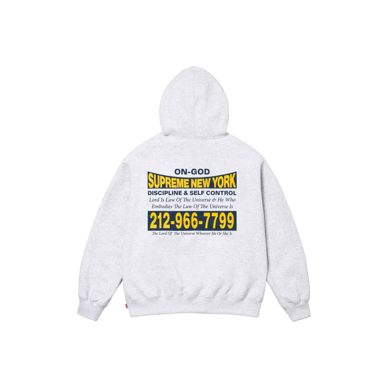 Supreme On God Hooded Sweatshirt-0