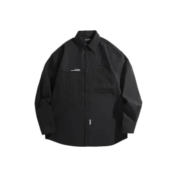 PEACEBIRD MEN Eye C Collaboration Series Shirt Men's Black
