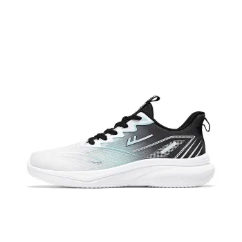 Warrior Cushioning Lightweight Low Top Running Shoes Men's White Green Black