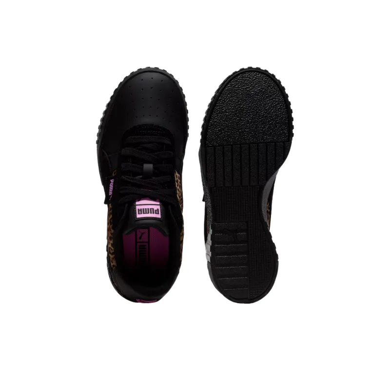 PUMA Cali OG Low Top Training Shoes Women's Black Purple-3