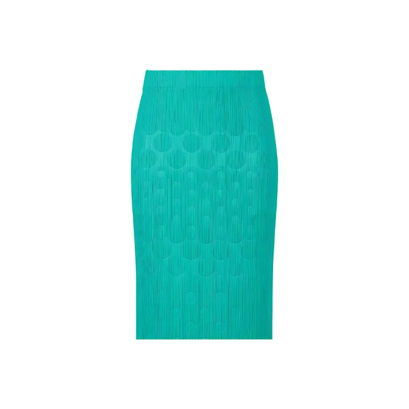 PLEATS PLEASE ISSEY MIYAKE Casual Long Skirt Women's Turkey Green-1
