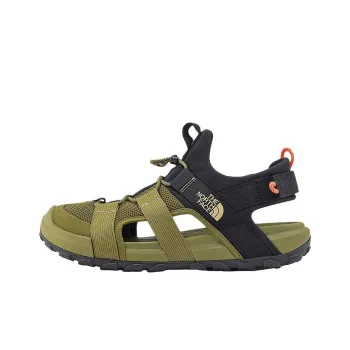 THE NORTH FACE EXPLORE CAMP Slip Resistant And Breathable River Trekking Shoes Men's Green Black