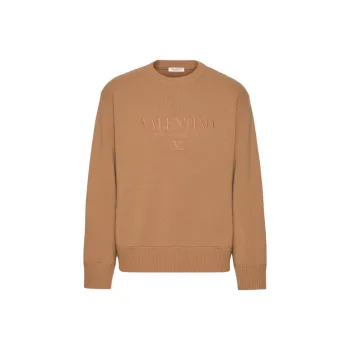 Valentino Logo Embroidered Crewneck Jumper
