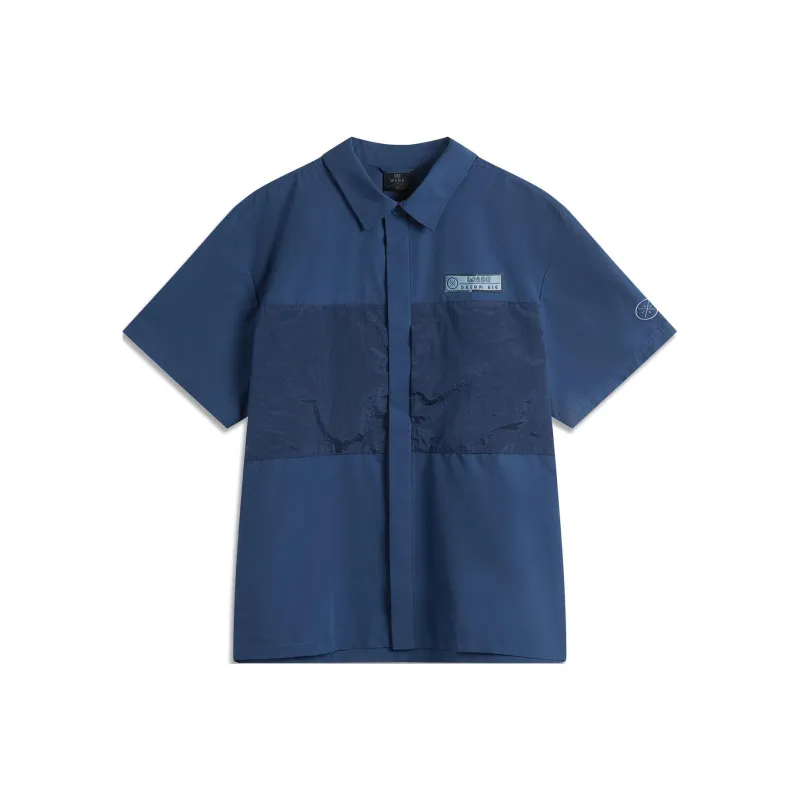 LiNing Shirt Men's Dark Simple Blue-0