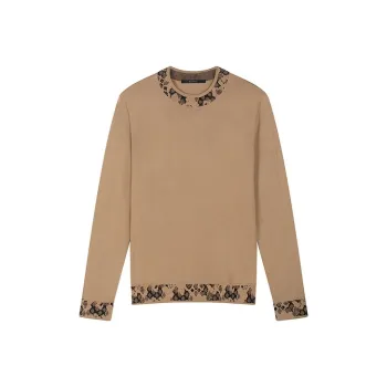 DAVID NAMAN Sweaters Men Khaki