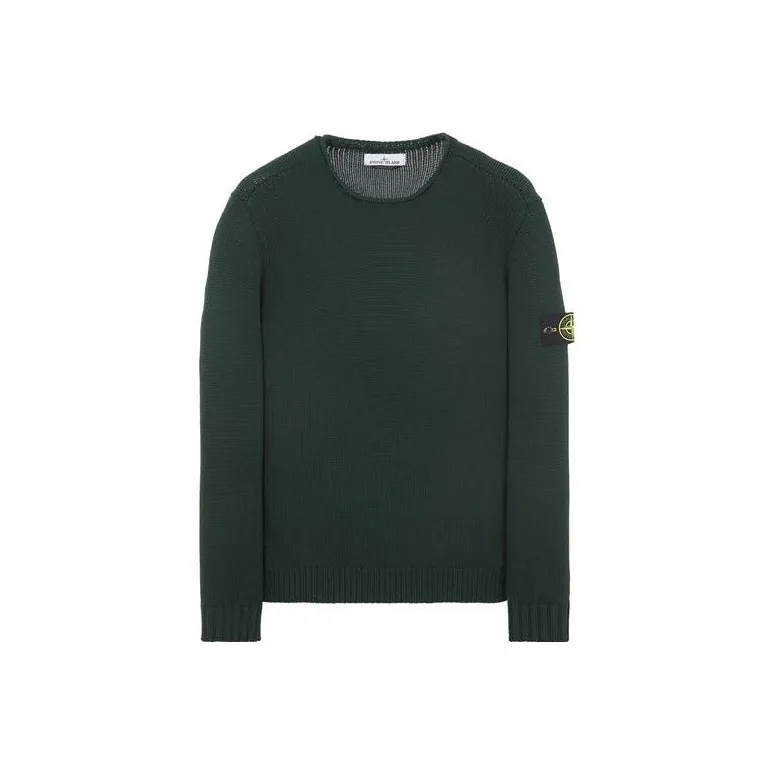 STONE ISLAND Sweaters Men Bottle Green-0