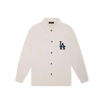 MLB Los Angeles Dodgers Varsity Shirt Unisex Dark Cream