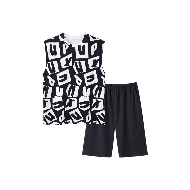 ROUKEER Men Pajama Sets-35