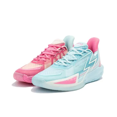 361° Big3 4.0 QUICK Basketball Shoes Unisex Low Top Blue/Pink