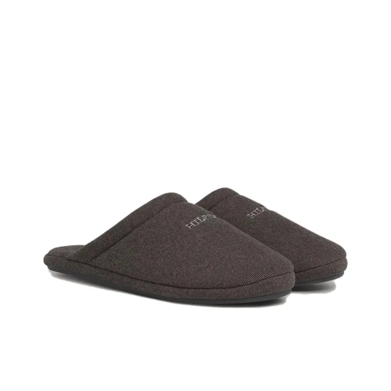 Tommy Hilfiger Slip Resistant Closed Toe Slippers Men's Gray-2