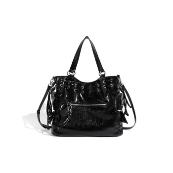 Vigno Synthetic Leather Shoulder Bag, Handbag Women's Black/Red/White