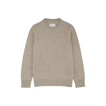 Maison Margiela Long Sleeved Crewneck Knitted Jumper