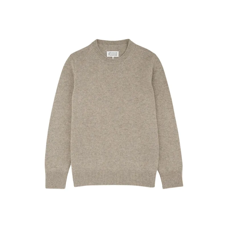 Maison Margiela Long Sleeved Crewneck Knitted Jumper-0